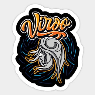 Zodiac VIRGO FingerPrint Series Sticker